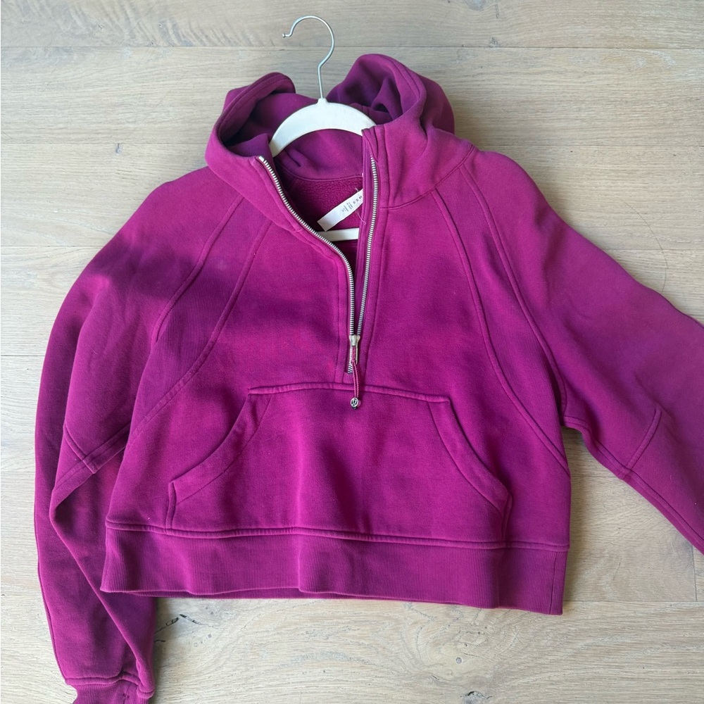 Lululemon Athletica Fuchsia Zip-Up Jacket